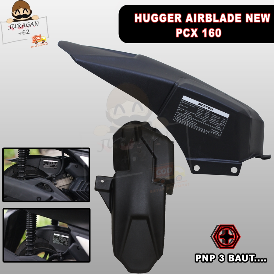 HUGGER AIRBLADE PCX 160 MODEL NEW SPAKBOR KOLONG HONDA PCX160