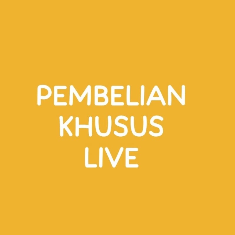 NOTA KHUSUS LIVE ,, OBRAL BARANG YANG TIDAK DI BAYAR OLEH PEMBELI