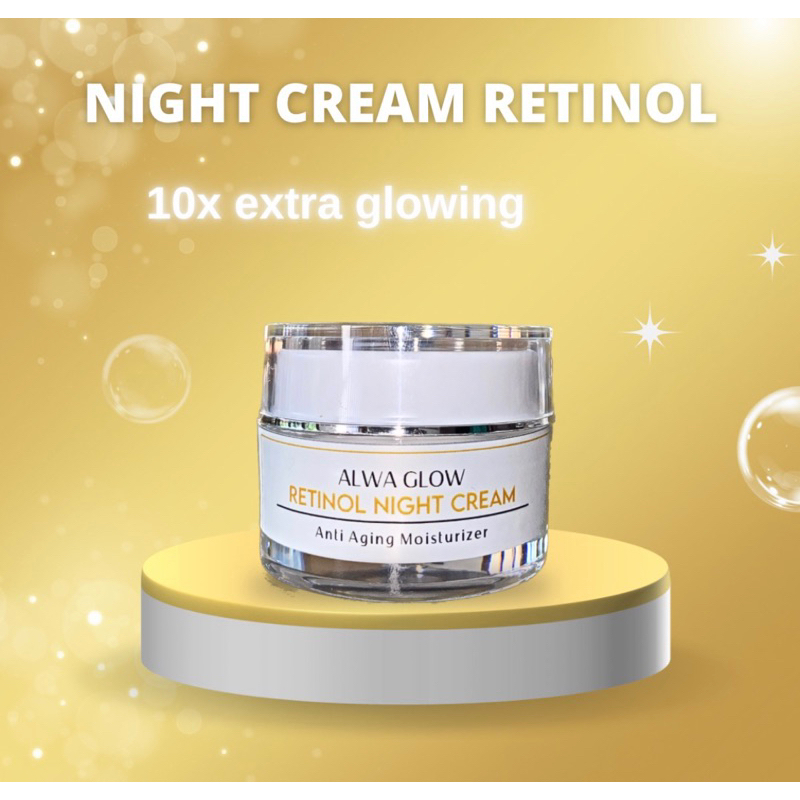 ALWA GLOW NIGHT CREAM RETINOL / KRIM MALAM RETINOL ORIGINAL