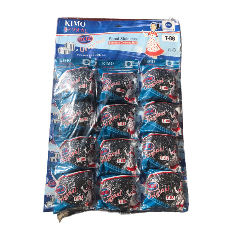 (12 Pcs) Gosok Panci KIMO T-88 @40gr