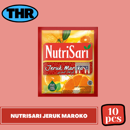 

Nutrisari Jeruk Maroko 1 Renceng isi 10pcs