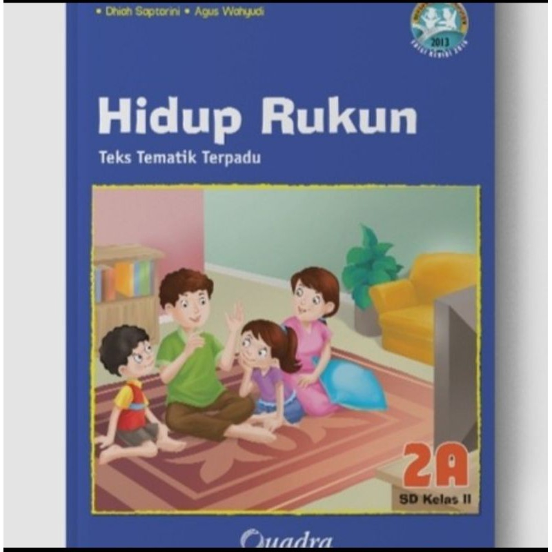 BUKU TEMATIK SD/MI KELAS 1 KELAS 2 PENERBIT QUADRA BEKAS MASIH BAGUS ORIGINAL