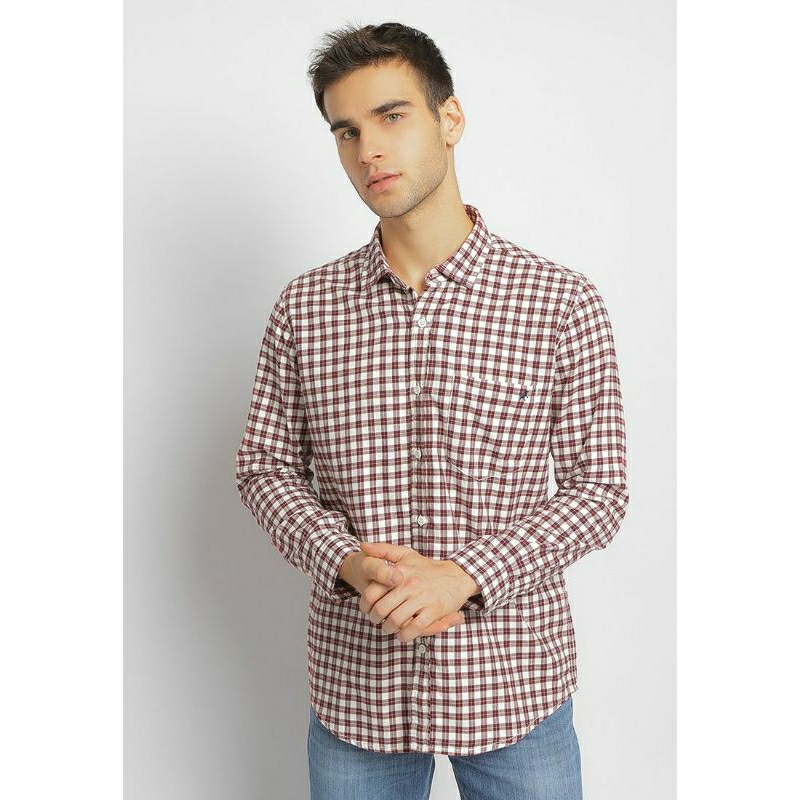 KLL381 KEMEJA LOIS ORIGINAL PRIA LENGAN PANJANG