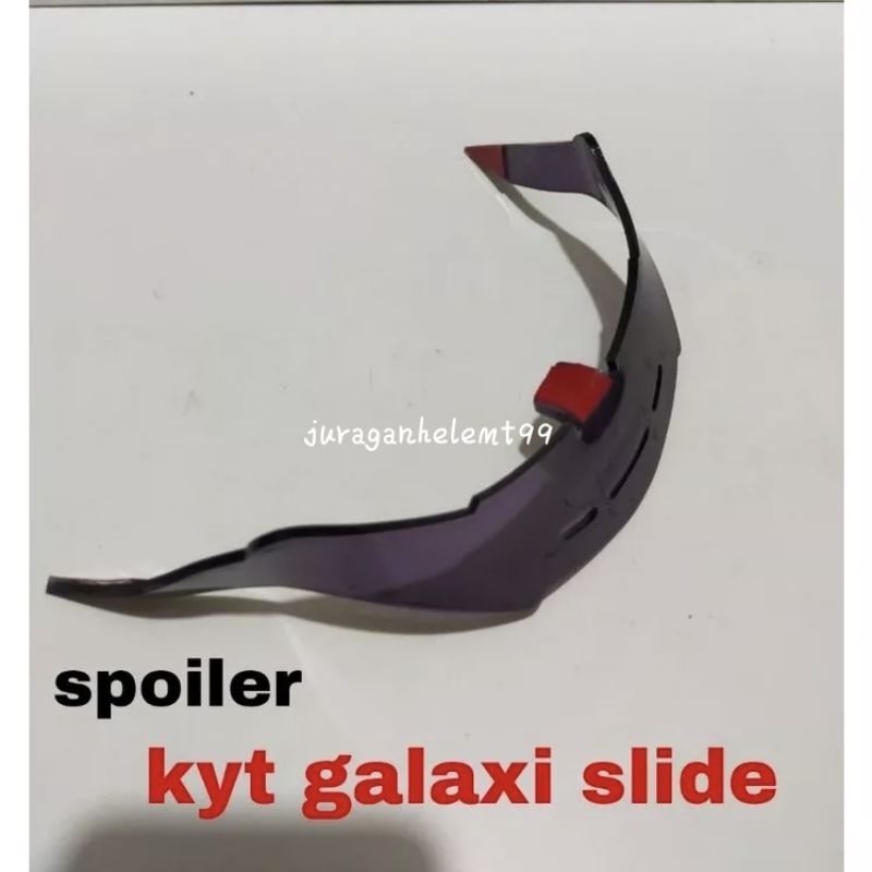 spoiler helm half face KYT galaxy