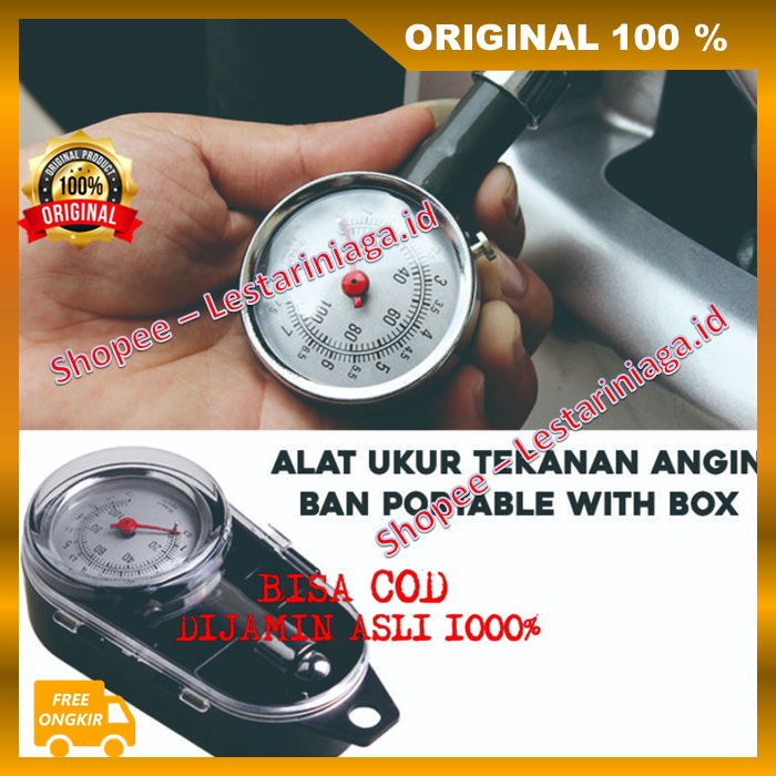 Alat Ukur Tekanan Angin Ban Motor Mobil Portable Membantu Mengecek Tekanan Angin Kendaraan Anda Sebe