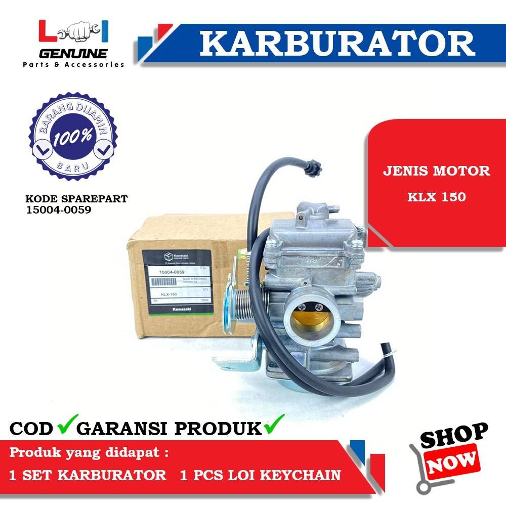 -LOI- KARBURATOR STANDAR KLX 150 15004-0059
