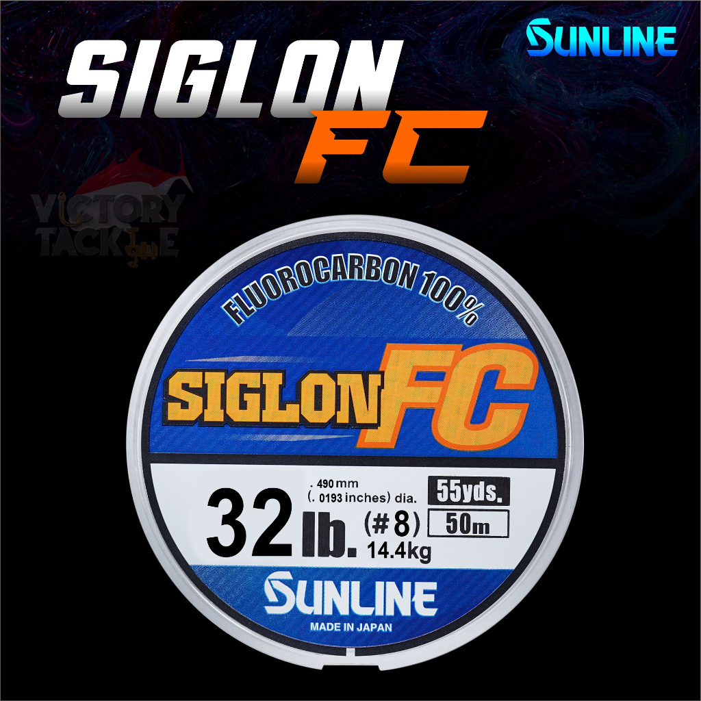 Leader Sunline Siglon Fluorocarbon 100% 50 Meter Made In Japan