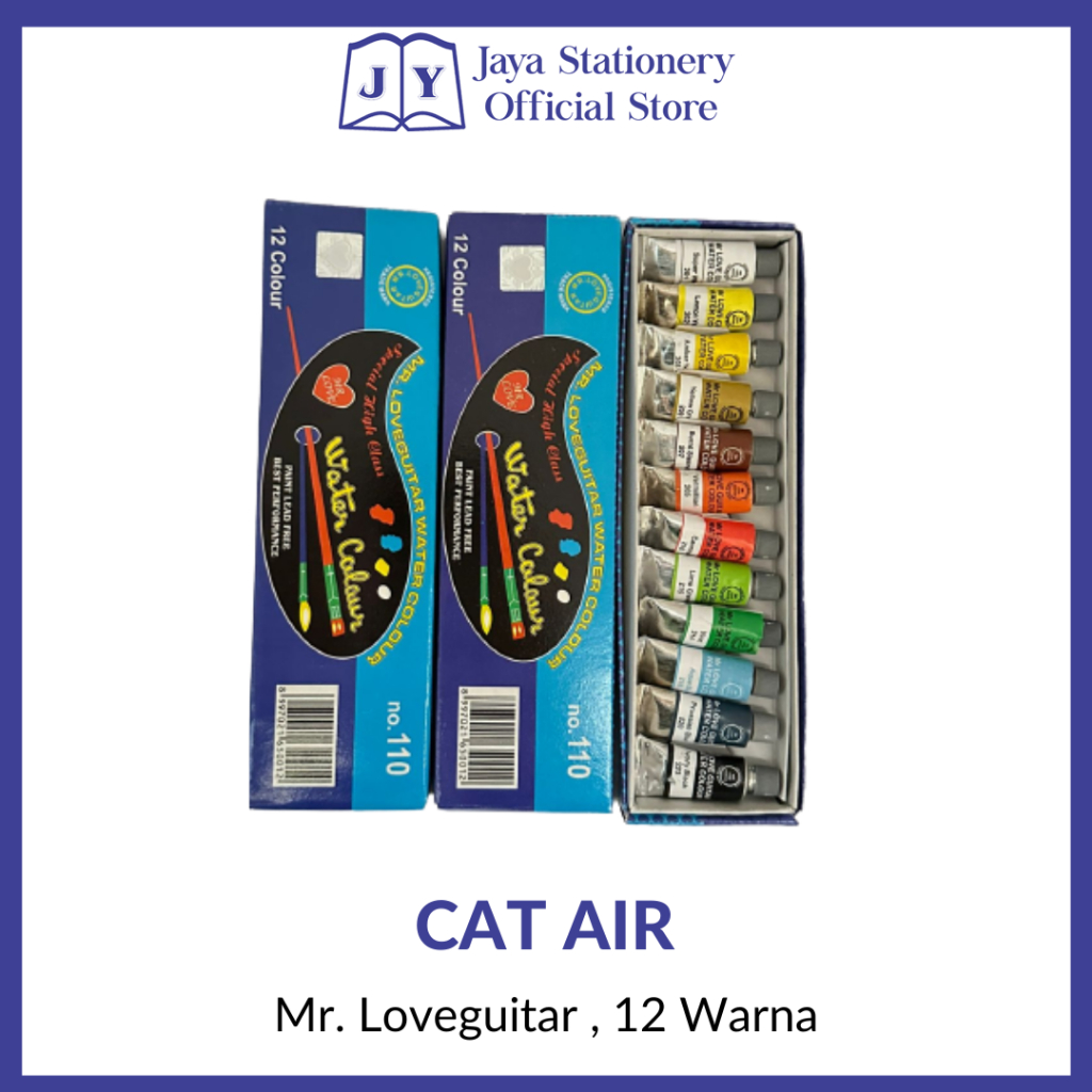 

[BISA COD] Cat Air merk Mr. Loveguitar Water Color