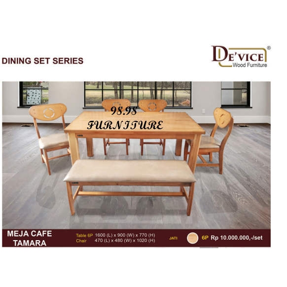DEVICE MEJA MAKAN CAFE TAMARA - Medan