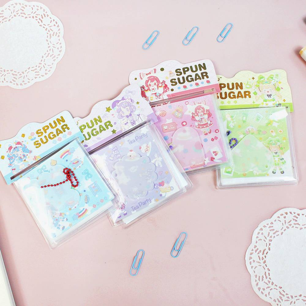 

Panmomo Spun Sugar Guka Stickers DIY Keychain Making Kit - Gantung Kunci