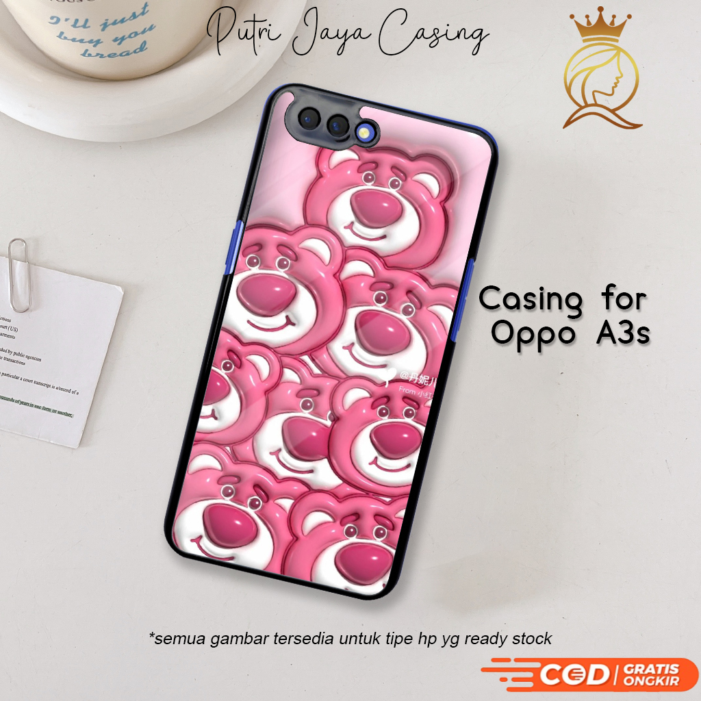 Case Hp Oppo A3s Oppo A3s Casing Oppo A3s Motif BEARCUTE Casing Terbaru Case Karakter Lucu Keren Cas