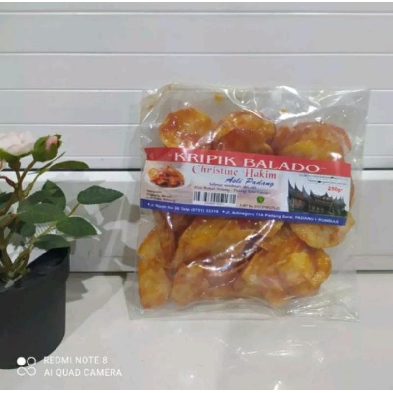 

Keripik Singkong Balado Christine Hakim asli Padang 250gt