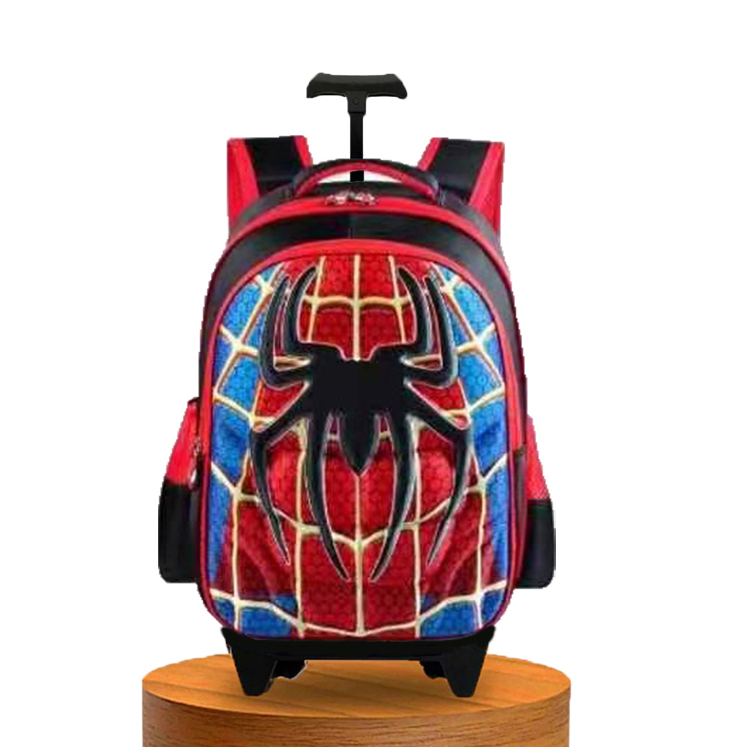 Tas Troli Paud-TK Ransel Sekolah Anak Laki-Laki Ransel Import Anak Cowok - Kids Backpack School Import 3D Emboss Karakter Superhero Marvel