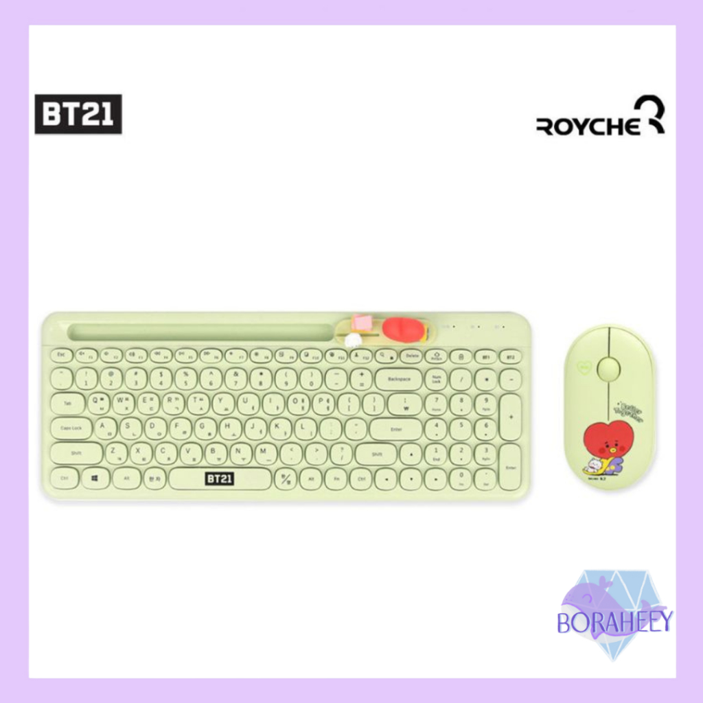 [PO] SALE OFFICIAL BT21 KEYBOARD MOUSE BUNDLE KOYA RJ SHOOKY MANG CHIMMY TATA COOKY