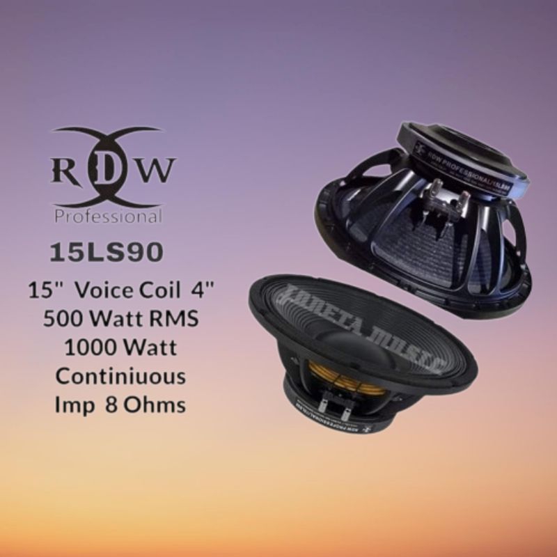 Speaker Komponen RDW 15 LS 90 / 15LS90 / LS90 - 15 inch