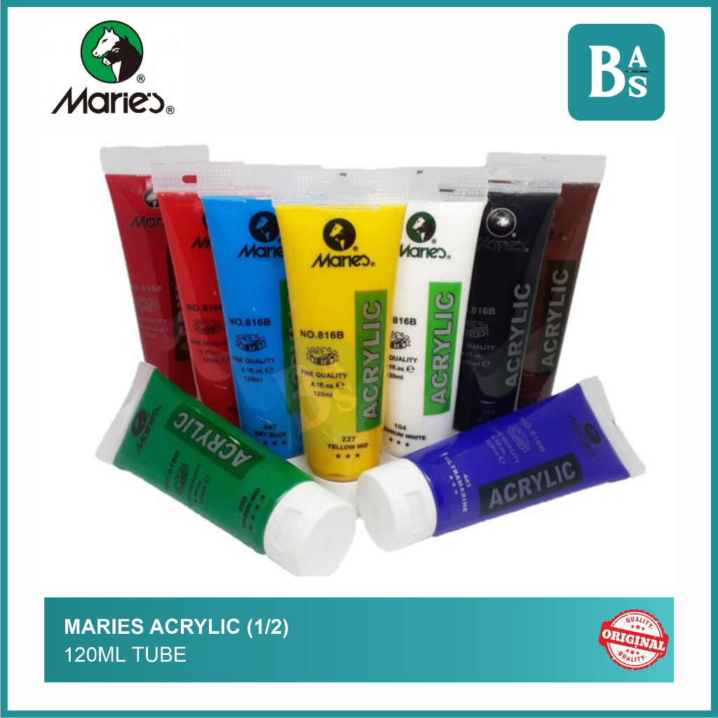 

Maries Acrylic Paint 120ml - Cat Akrilik - Bali Artemedia (1/2)