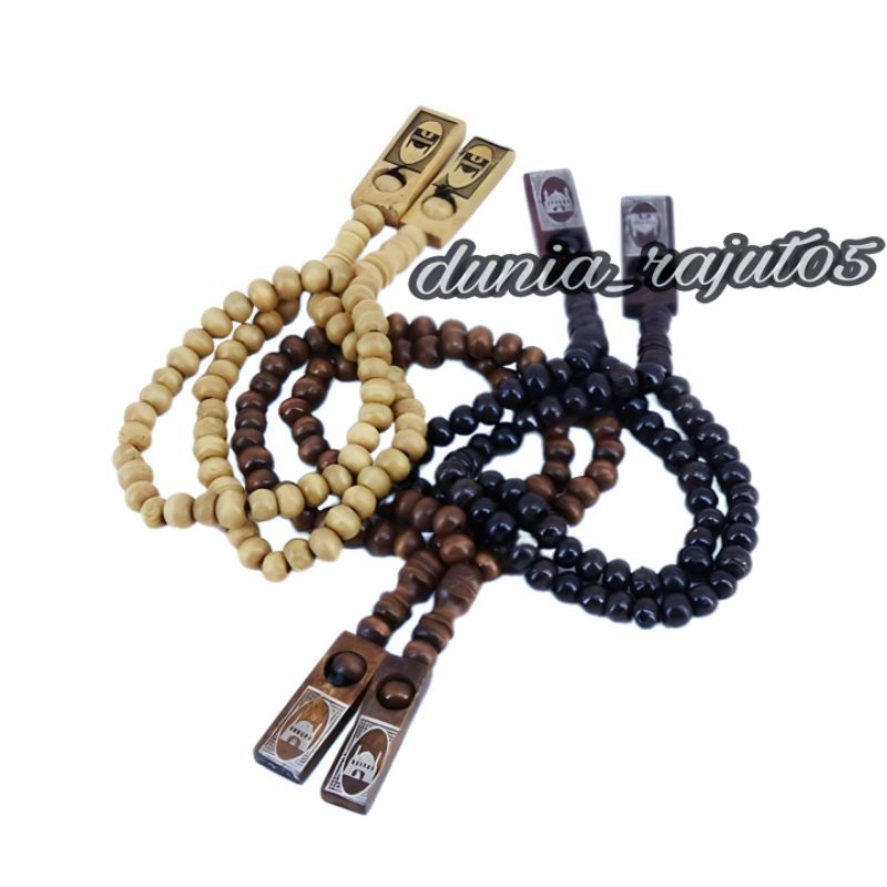 Souvenir Tasbih Kayu Isi 33 butir Tasbeh Haji Umroh