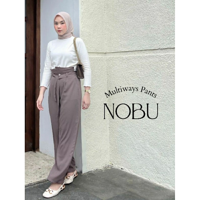 NOBU - MOHON BACA DESKRIPSI!! | Kulot Highwaist Flowy 5 STYLE (ORIGINAL)