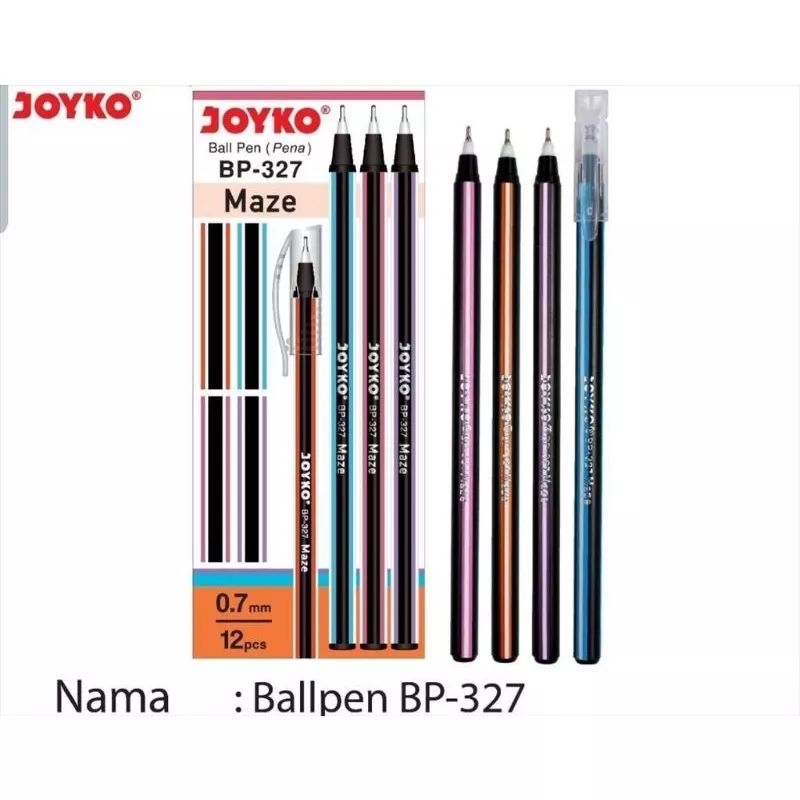 

Harga Satuan! Ballpoint merk JOYKO BP-327 Maze 0,7mm