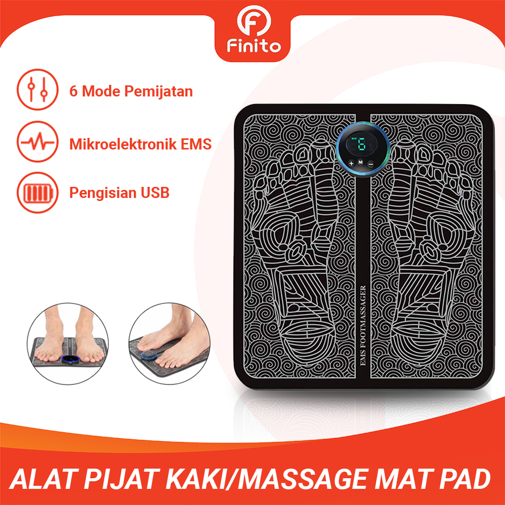 Alat Pijat Kaki/Foot Massage Mat Pad Jepang Original Alat pijat Kaki EMS Massage Foot/Penghilang Pegel di Kaki &amp; Praktis