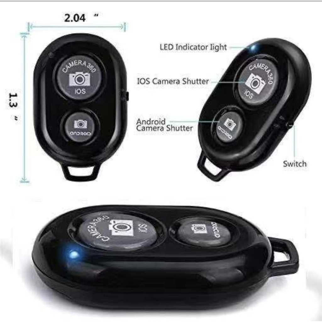 Bluetooth Shutter Remote Camera Tomsis Tombol kamera Wireless