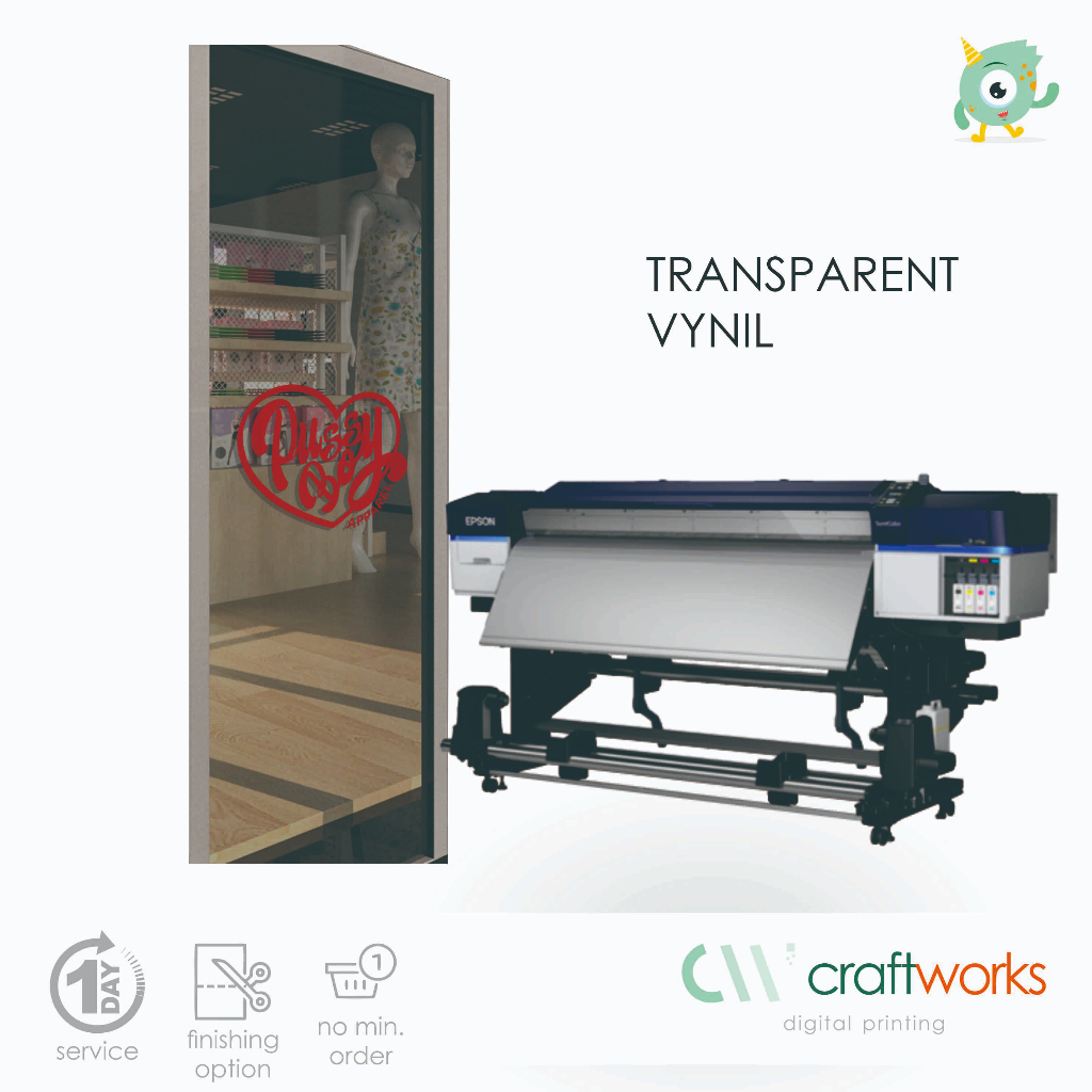 

CETAK STICKER TRANSPARANT METERAN INDOOR OUTDOOR PRINT