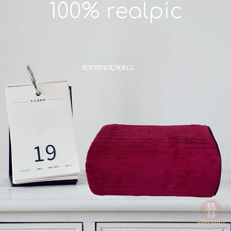 Handuk Mandi Unisex Handuk Olahraga Handuk Muka Handuk Salon Perlengkapan Kamar Mandi Handuk Microfiber Lembut Daya Serap Tinggi Garis Halus Ukuran Tanggung 50x100cm