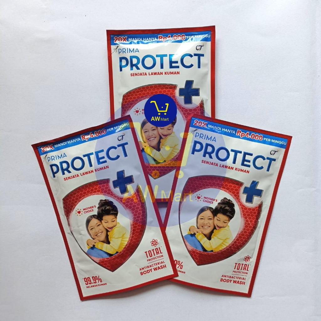 BODY WASH PRIMA PROTECT+ 80ML – SABUN CAIR PRIMA PROTECT+ ANTIBACTERIAL 80ML