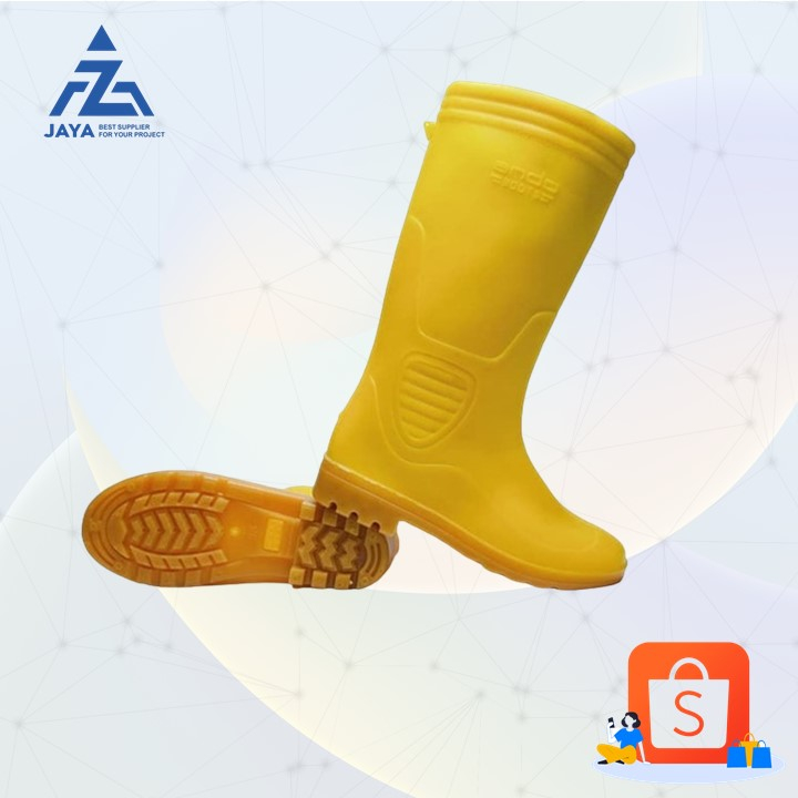 Ando Boot Kuning/ Sepatu Boot Kuning Ando size 43