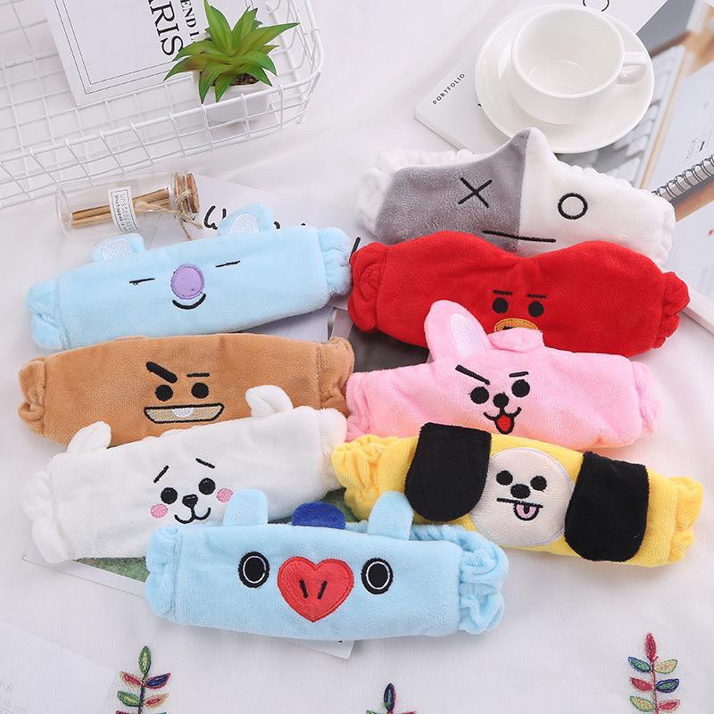 Bando Bandana BT21 Headband Tidur Make Up BTS BT21 Army Korea Murah Meriah