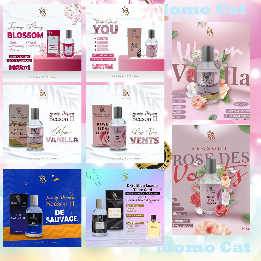 Parfum Murah 50ML/Parfum Wanita Pria Unisex