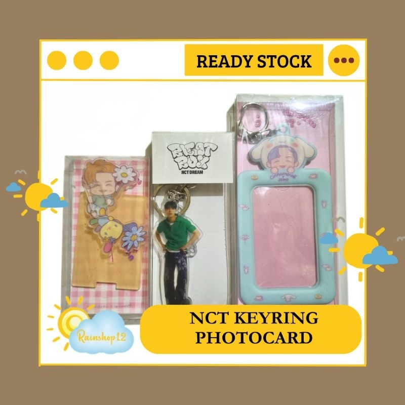 [READY STOCK] NCT OFFICIAL MERCHANDISE AKRILIK / ACRYLIC KEYRING PHOTOCARD SANRIO BEATBOX JENO JAEMI