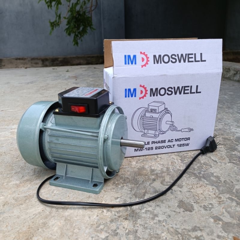 mesin dinamo parut kelapa mini Moswell electro motor 125w