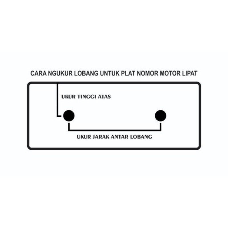 TATAKAN PLAT NOMOR MOTOR STENLIST