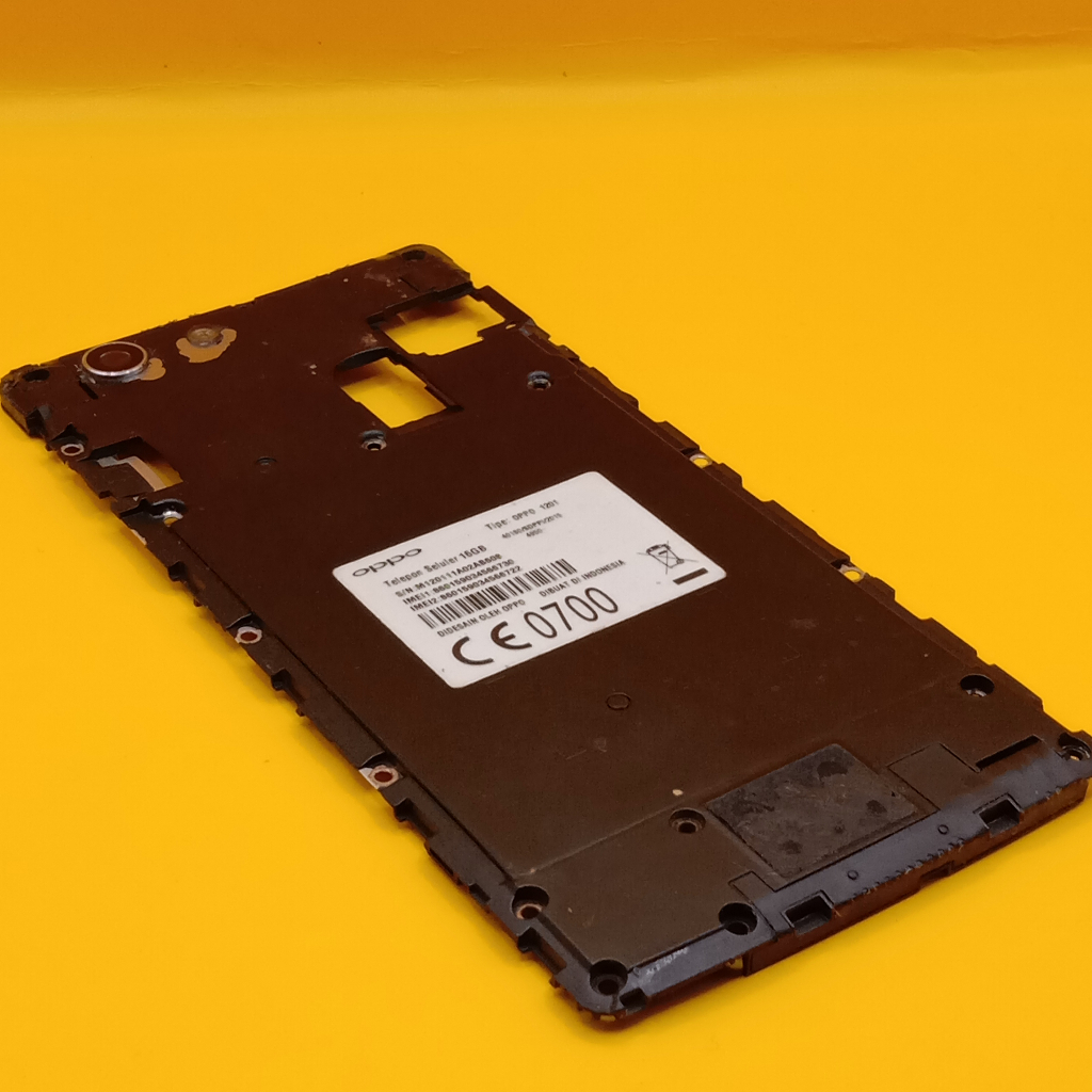 KALENG TUTUP MESIN PENGUAT SINYAL +BUZZER OPPO NEO 5 R1201 ORI COPOTAN