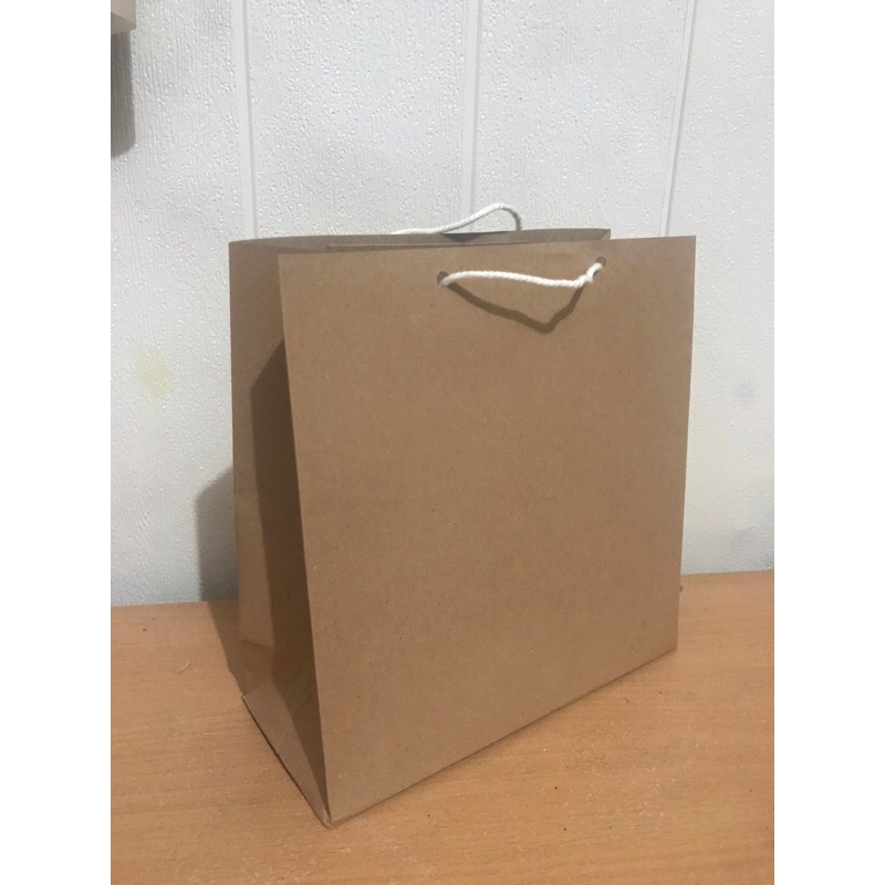 

PAPER BAG samson coklat tali putih 20x9x21
