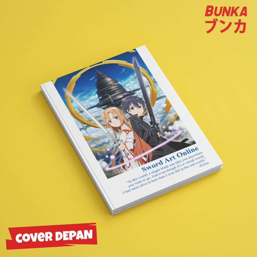 

Note Book Aesthetic Anime Sword Art Online SAO Hardcover A5 Buku Tulis Catatan Notes Agenda Planner Jurnal vintage buku catatan story book kado anniversary valentine cowok cewek murah