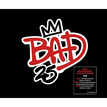 cd MICHAEL JACKSON, Bad - 3 Disc * Lagu BARAT * SQ HardWoodBox