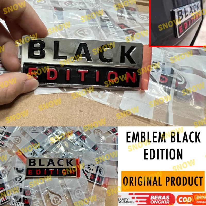 Emblem Logo Black Edition Ori Mobil Xpander