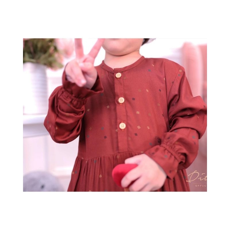 little Ditsy gamis anak baju anak Veta Terracota Teracota Terakota ditsy addict jual ditsy little sh