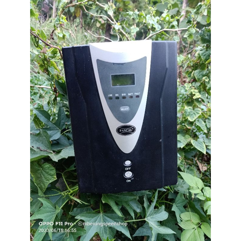 Ups pascal 1kva tanpa batre
