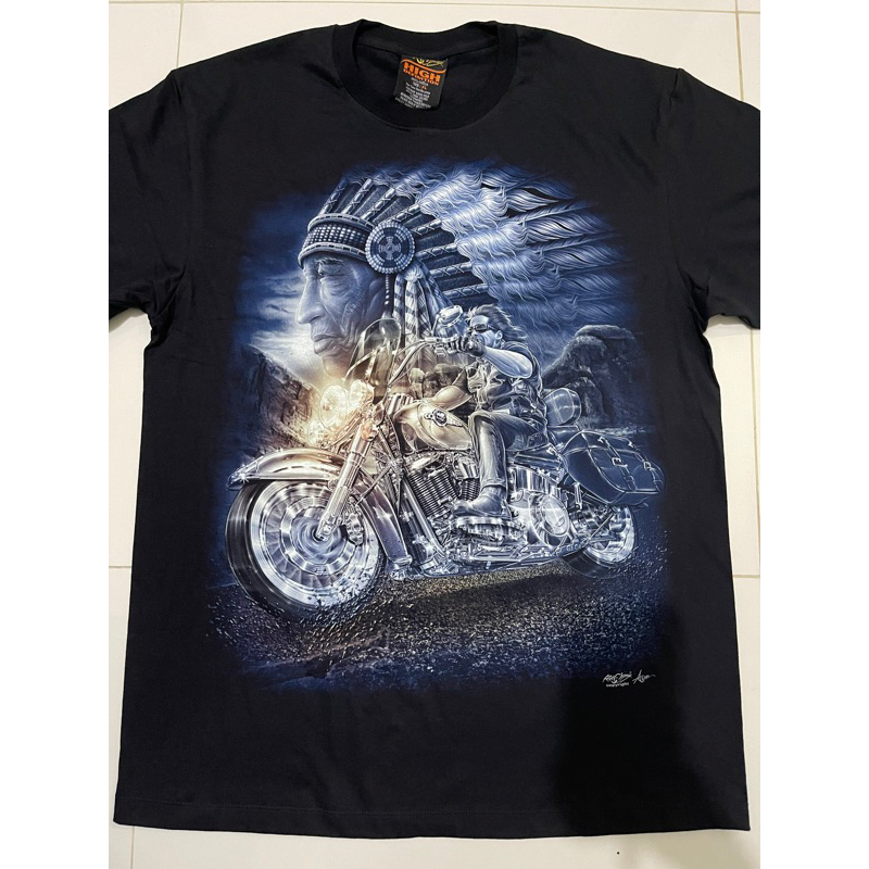 KAOS HD +GLOW IN THE DARK UNISEX , IMPORT BKK