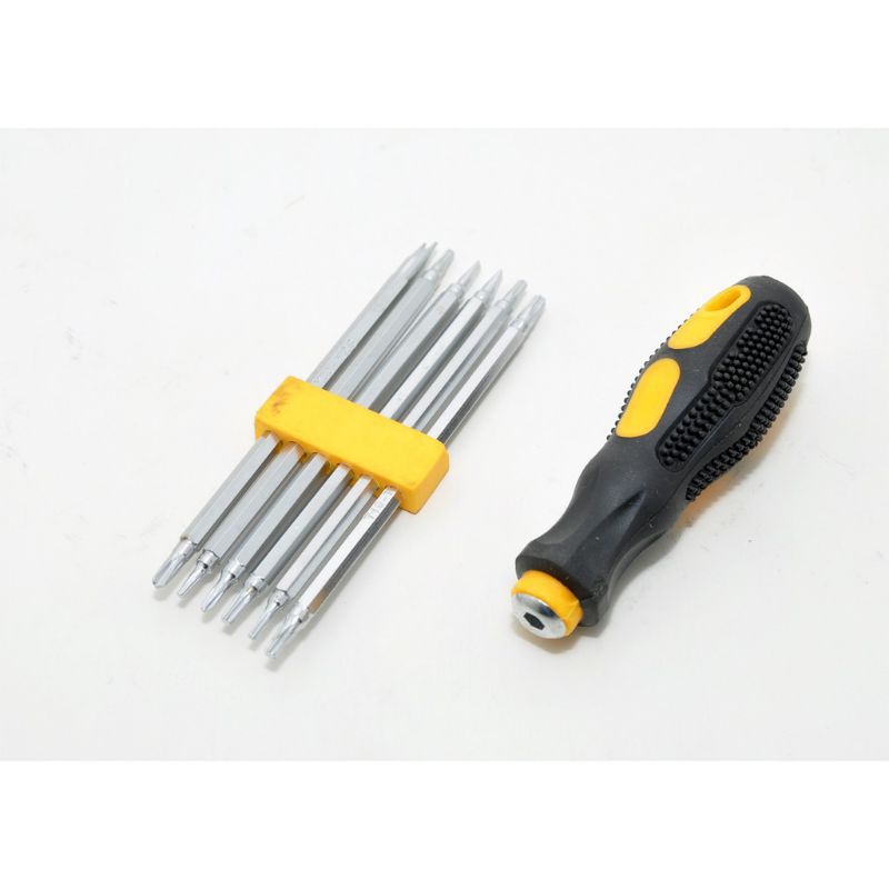 Obeng Bolak Balik 12 Mata HF-007 / Screwdrivers 12 In 1 / Peralatan Bengkel Multifungsi / Alat Pembuka Baut Serbaguna