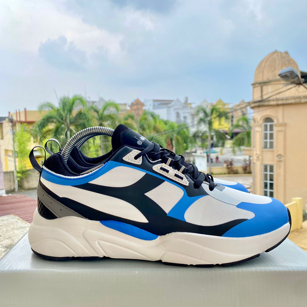 LENGKAP SIZE SEPATU DIADORA PRIA DIADORA FOGO WHITE BLUE BLACK & WHITE NAVY RED ORIGINAL COD SNEAKER