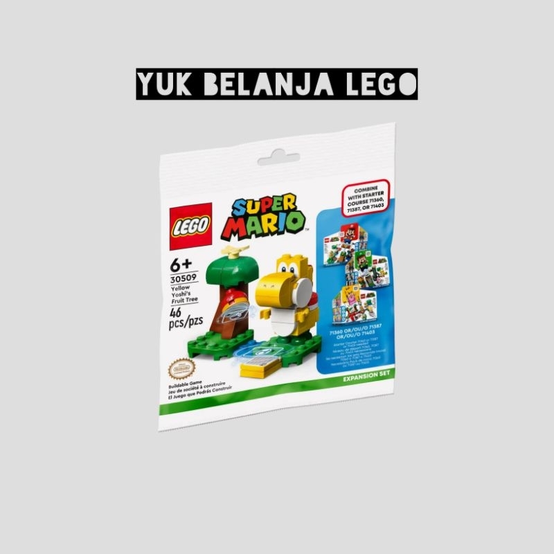 LEGO Super Mario 30509 Yellow Yoshi's Fruit Tea polybag