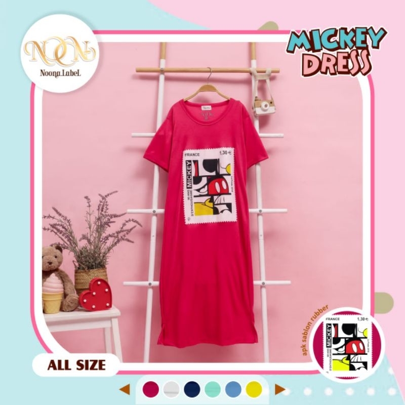 Pre Order Midi Dress Mickey by Noona bisa Cod