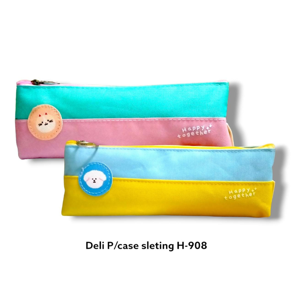 

TEMPAT PENSIL PEN CASE SLETING DOMPET KAIN DELI H-908
