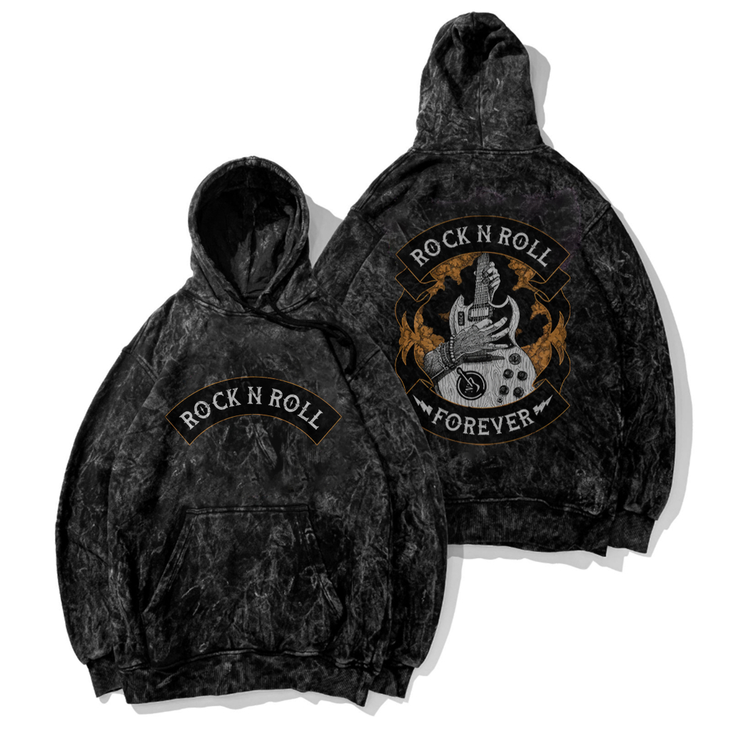 Sweater Hoodie Washed Distro Motif Tulisan Lets Fight Kungfu | Jaket Hoodie Sandwash Pria