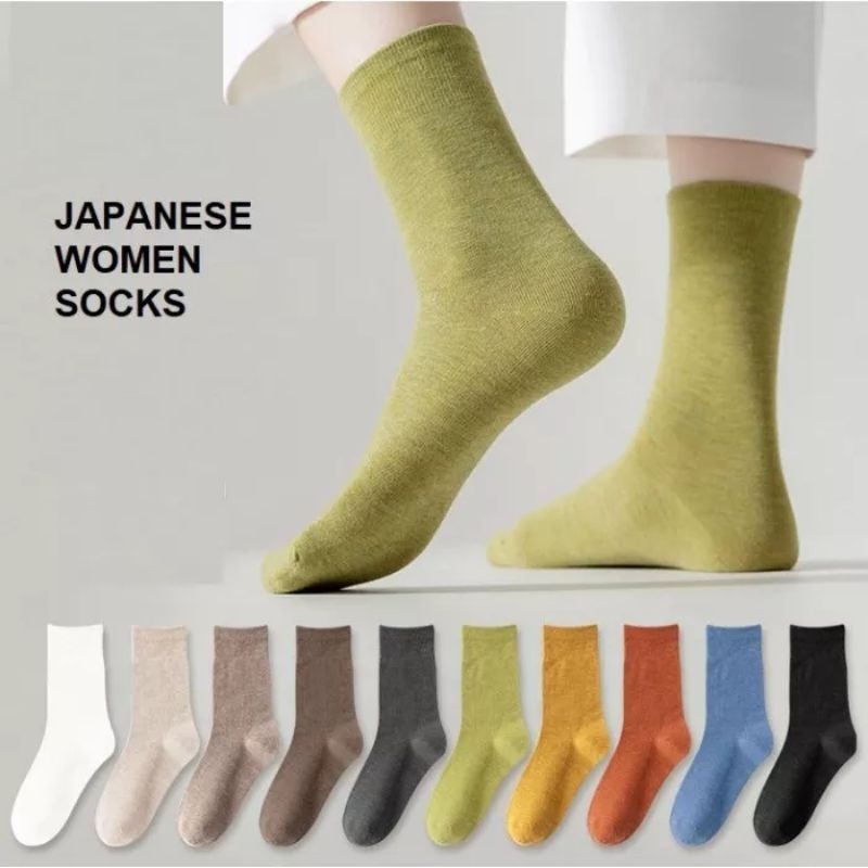 KOREAN SOCKS POLOS / KAOSKAKI KOREA POLOS WOMAN
