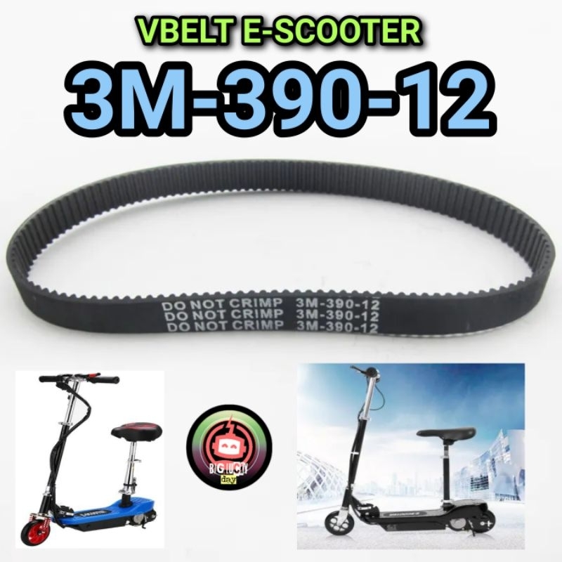 V-belt scooter listrik 3M-390-12 e-scooter vbelt escooter penbel 390-3M vanbelt penbelt panbel venbe